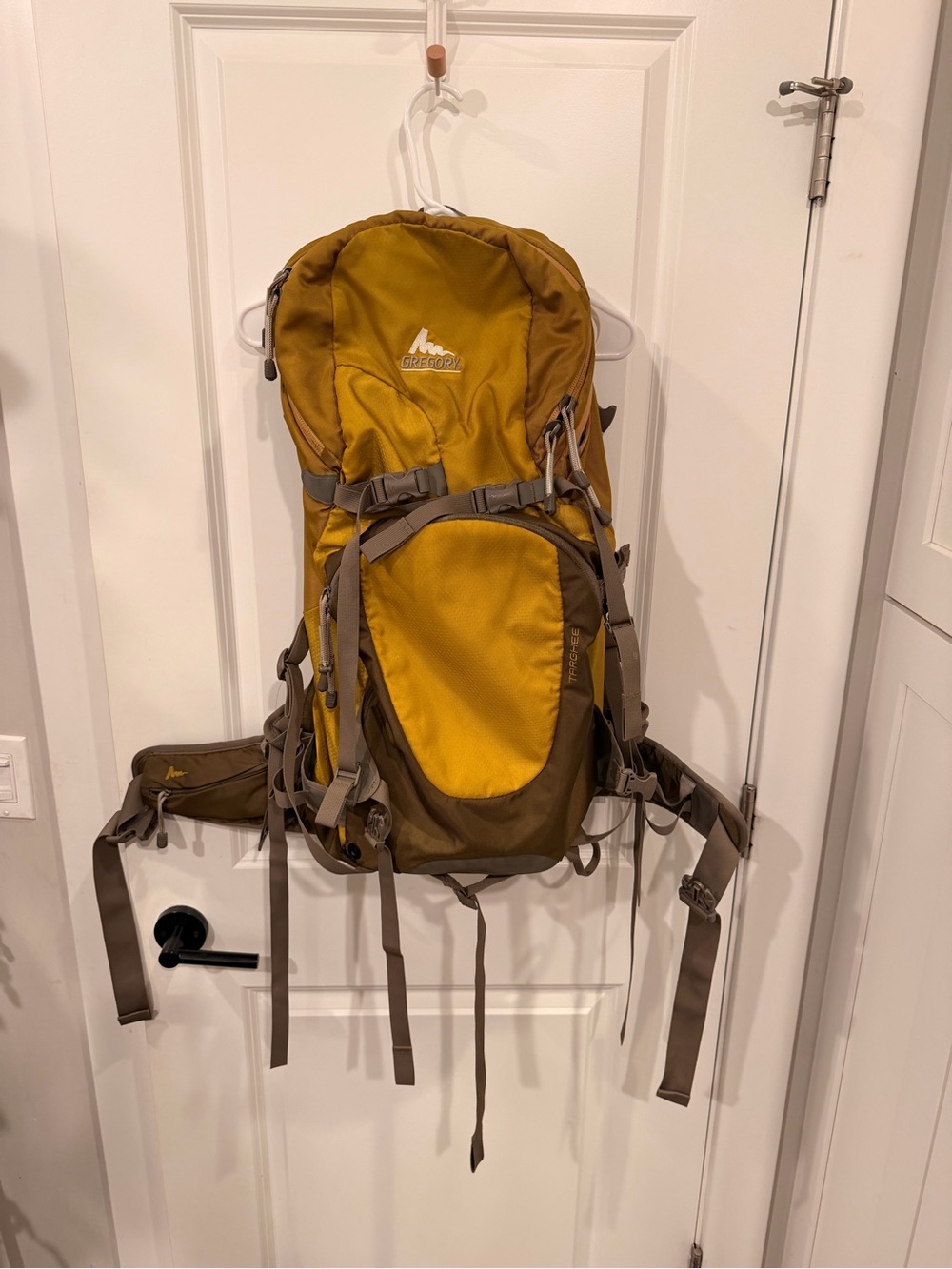 🔥Gregory Targhee Internal Frame Hiking Backpack Blue/Black Size L Trekking Pack